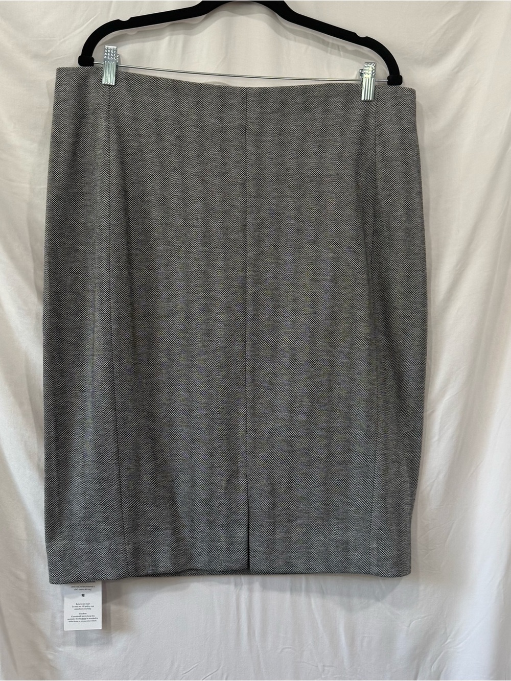 NWT MM Lafleur Greenpoint Pencil Skirt in Black/white Jacquard - Picture 4 of 10